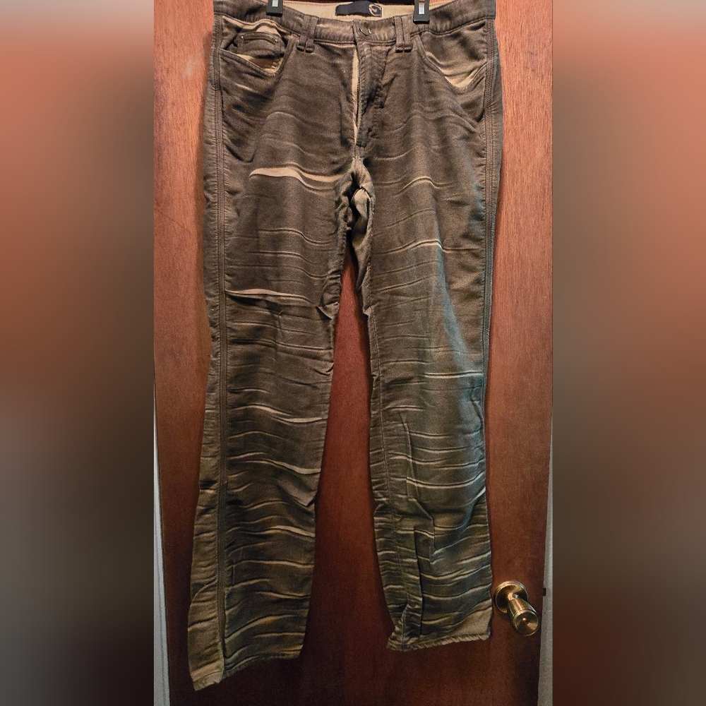 Just Cavalli RARE Brown&Tan Art Fade Vintage Cotton Pants UNISEX EU52 US36"/33" - Picture 14 of 16